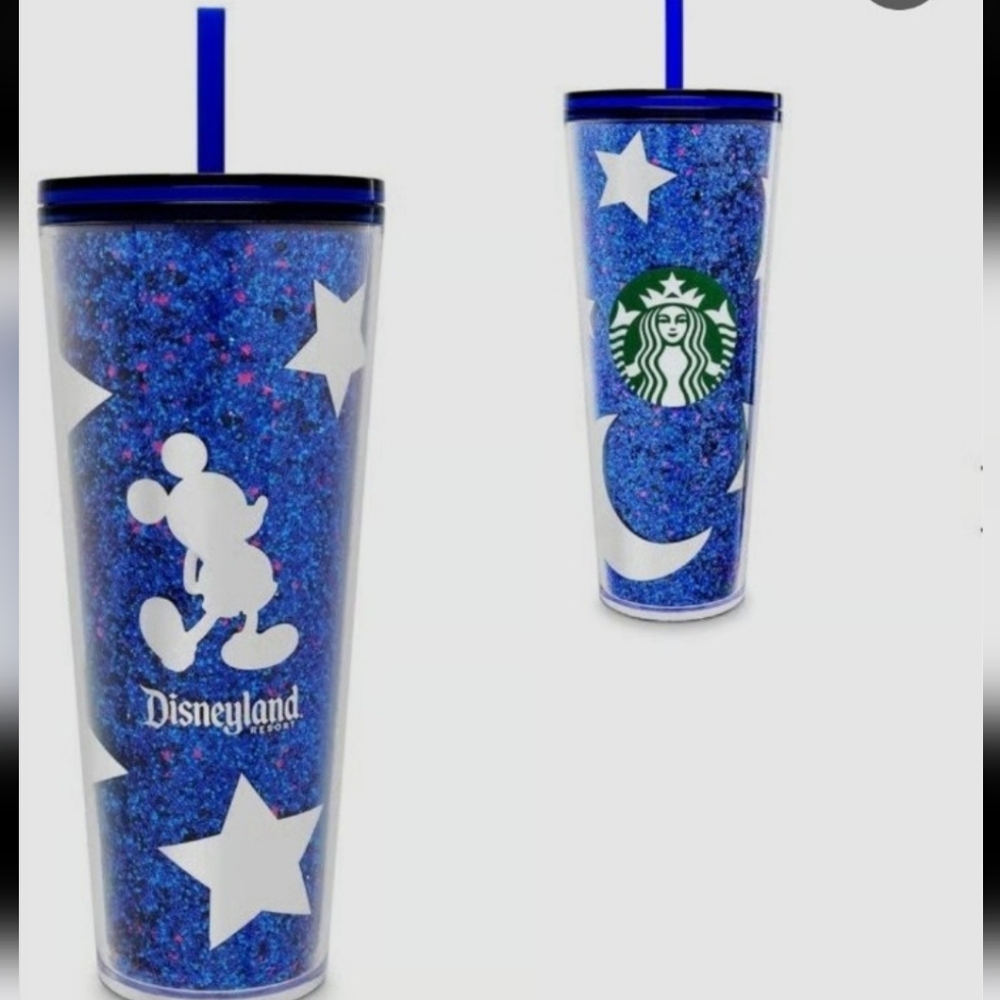 Disneyland "Wishes Come True" Blue Starbucks Venti Tumbler